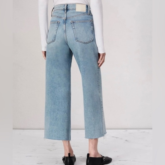 Rag & Bone Andi Ankle-Length Wide Leg Jeans Cecilia Sz 31 - Picture 15 of 16